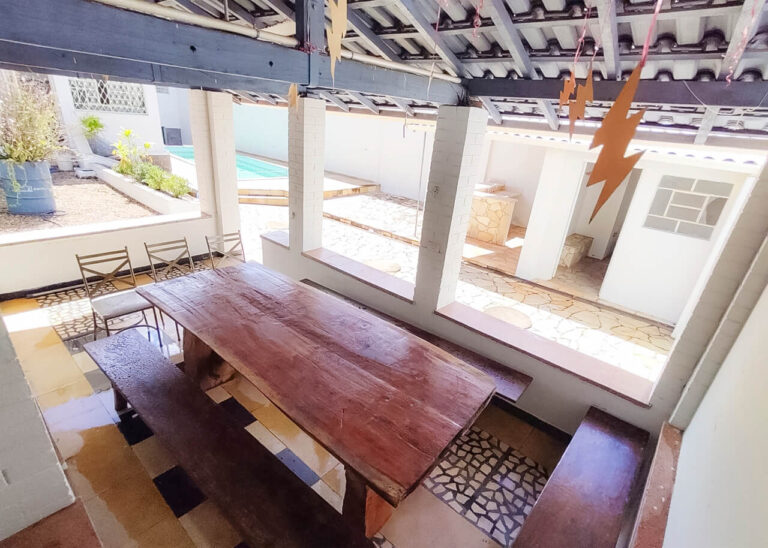 Área coberta exterrrna2